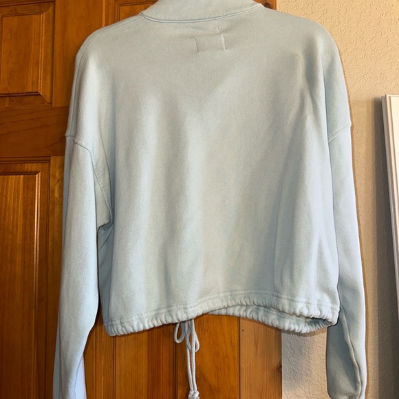 AE Cropped Quarter Zip Pullover - Picture 8 of 8